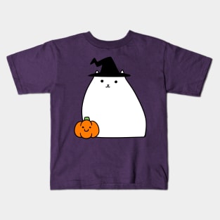 White Witch Cat Kids T-Shirt